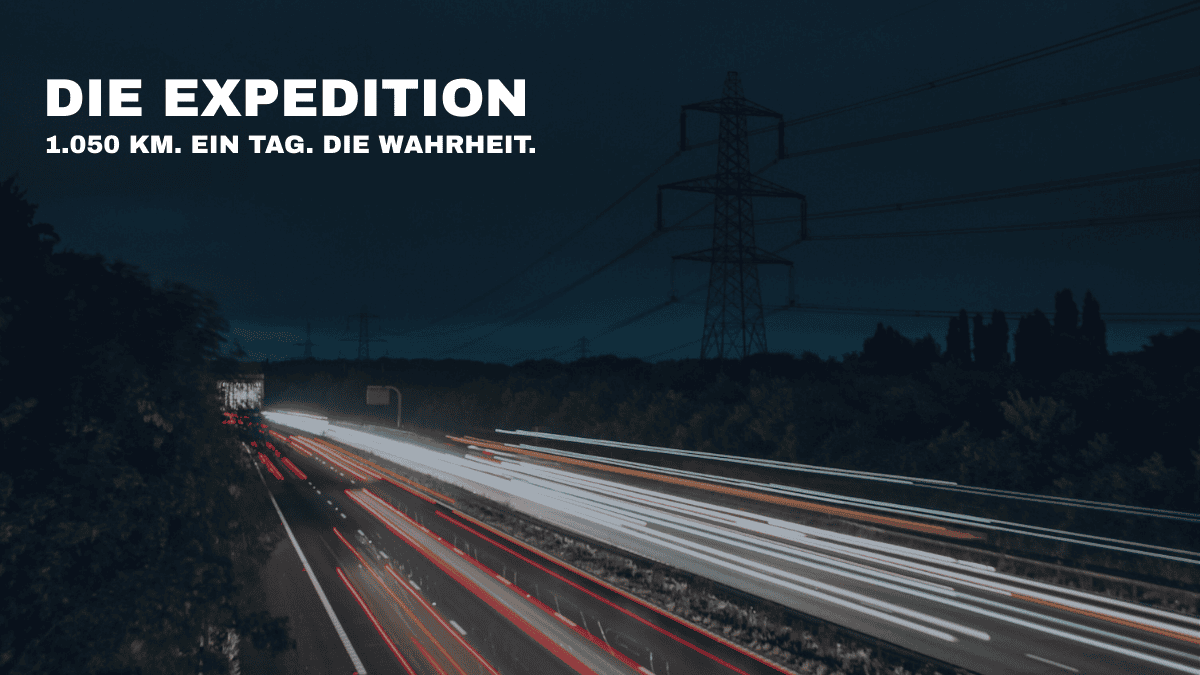 Langstreckentest eines E-Autos auf der Route Norden-Wuppertal-Polen für das WaTTamWaTT Tech Lab.