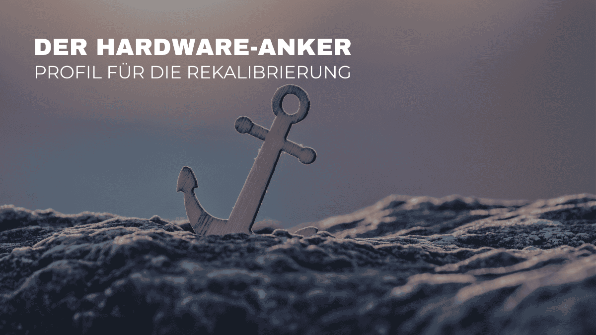 Ein Anker fest im Küstenfels als Symbol für die Suche nach dem Hardware-Partner im WaTTamWaTT Tech Lab.
