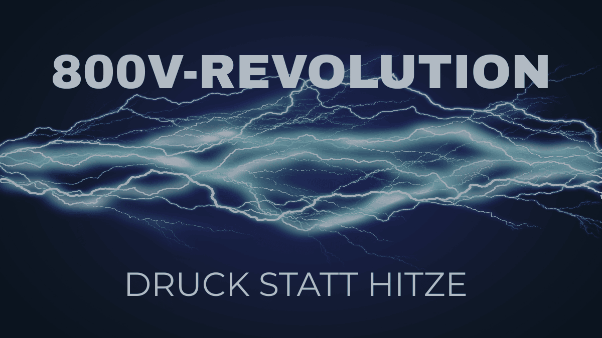 Grafische Darstellung von Hochspannung als Symbol für die 800-Volt-Technik und effizientes Laden im WaTTamWaTT Tech Lab.