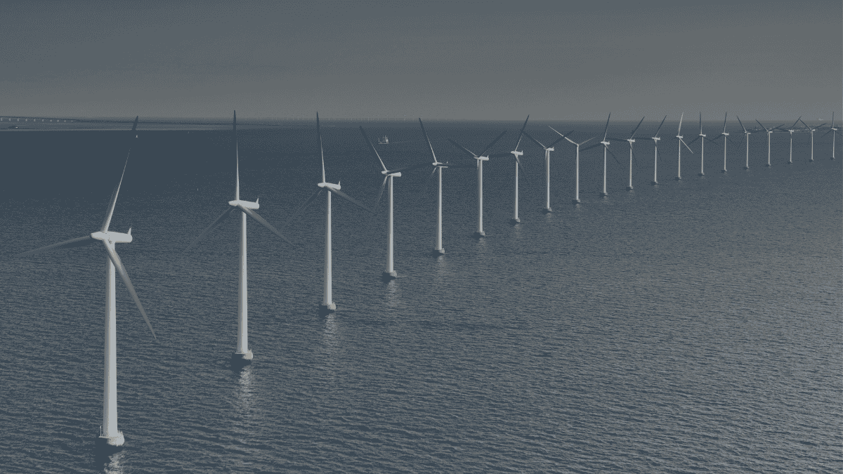 Windpark in der Nordsee als Energiequelle für das WaTTamWaTT e-Mobility Tech Lab in Norden.